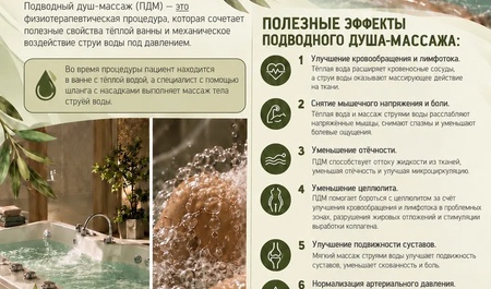 Подводный душ массаж